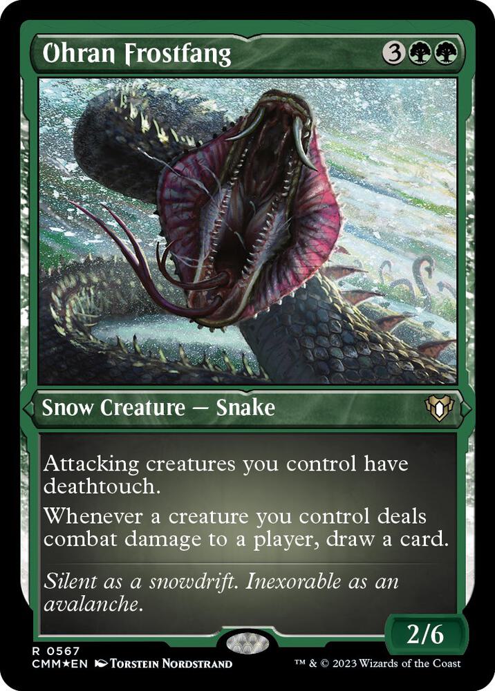 Ohran Frostfang 567 (Commander Masters)  - Etched Foil | Good Games Adelaide SA