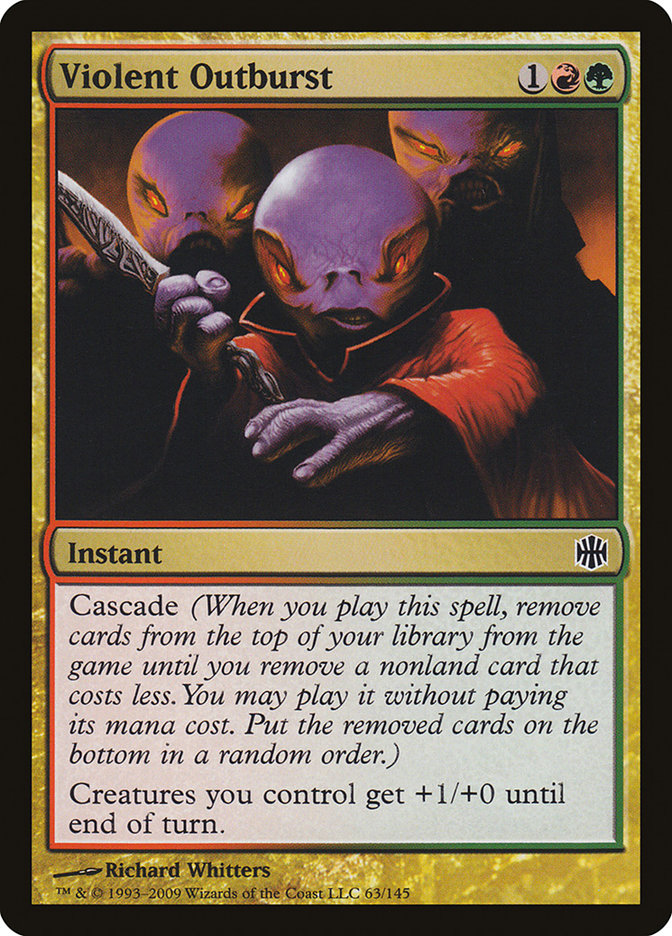 Violent Outburst 63 (Alara Reborn)  - Foil | Good Games Adelaide SA