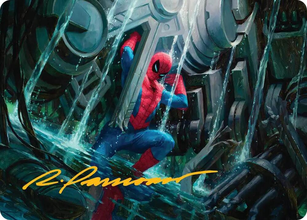 Strength of Will Art Card Gold Stamped Signature 22 (Art Series: Marvel's Spider-Man)  | Good Games Adelaide SA