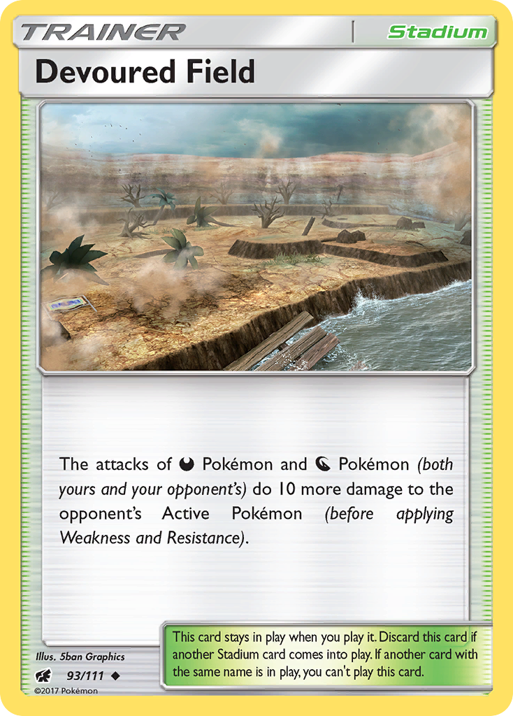 Devoured Field (93/111) [Sun & Moon: Crimson Invasion] | Good Games Adelaide SA