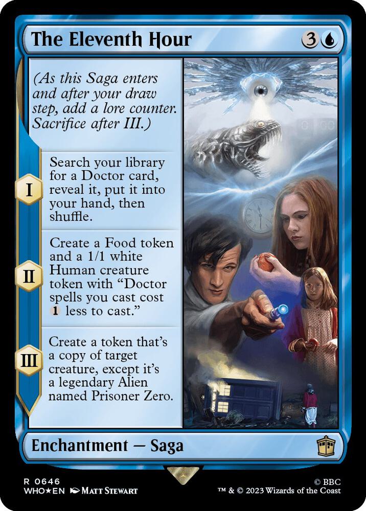 The Eleventh Hour 646 (Universes Beyond: Doctor Who)  - Foil | Good Games Adelaide SA