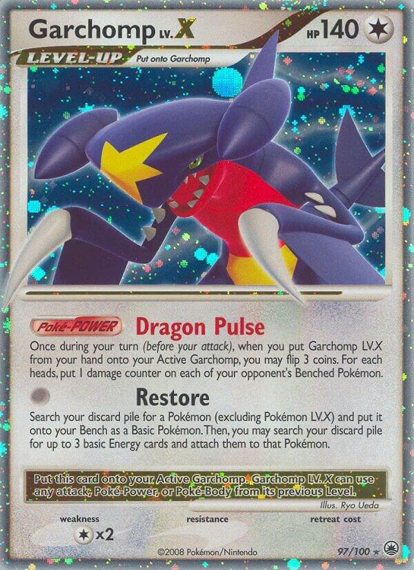 Garchomp LVX 97/100 (Majestic Dawn)  - Holofoil | Good Games Adelaide SA