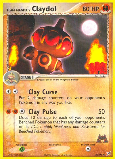 Team Magma's Claydol (33/95) [EX: Team Magma vs Team Aqua] | Good Games Adelaide SA