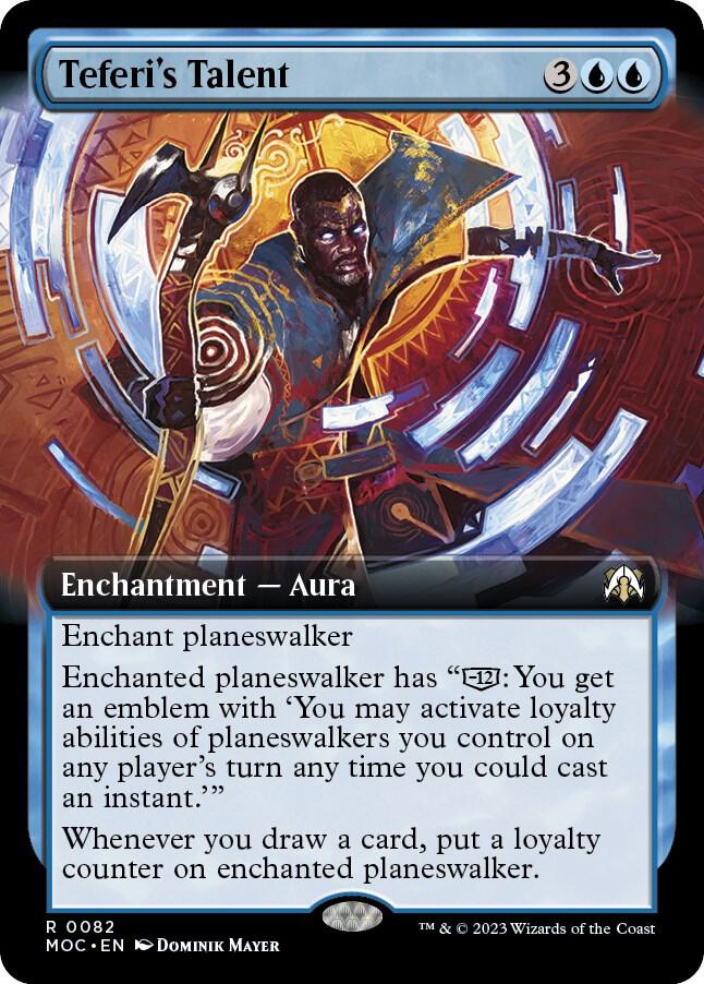 Teferi's Talent 82 (Commander: March of the Machine)  - Extended Art | Good Games Adelaide SA