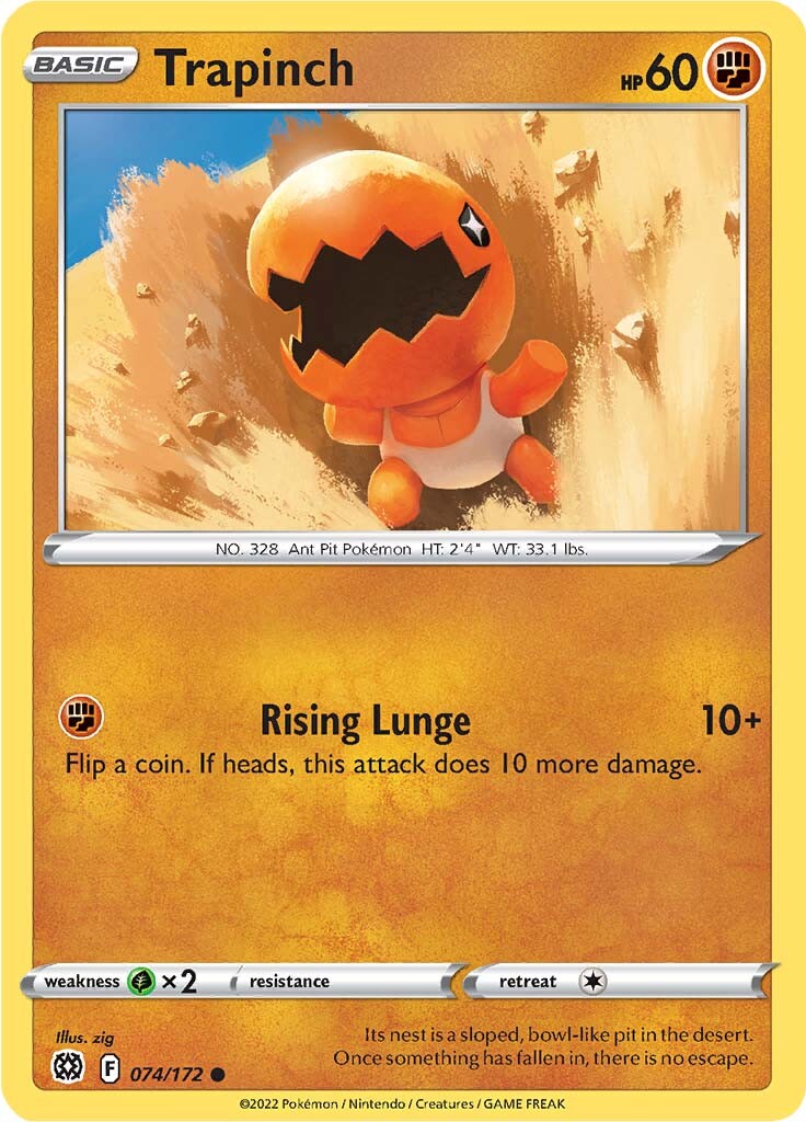 Trapinch (074/172) [Sword & Shield: Brilliant Stars] | Good Games Adelaide SA