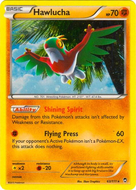 Hawlucha 63 111 Cosmos Holo 063/111 (Blister Exclusives)  - Holofoil | Good Games Adelaide SA
