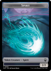 Eldrazi (Ripple Foil) // Spirit Double-Sided Token [Modern Horizons 3 Commander Tokens] | Good Games Adelaide SA