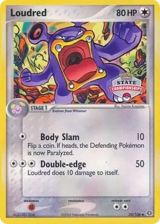 Loudred 35 106 State Championships 035/106 (League & Championship Cards)  | Good Games Adelaide SA
