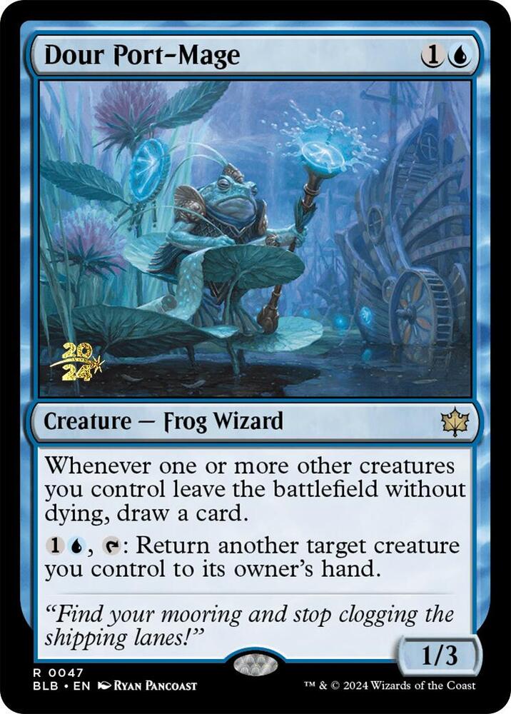 Dour Port Mage 47 (Prerelease Cards)  - Foil | Good Games Adelaide SA