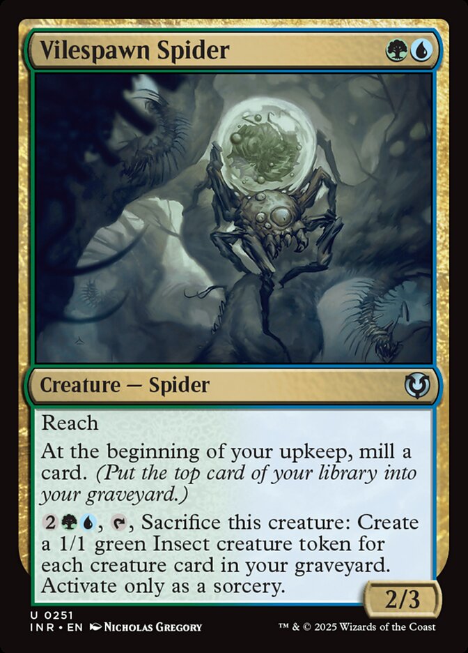 Vilespawn Spider 251 (Innistrad Remastered)  - Foil | Good Games Adelaide SA
