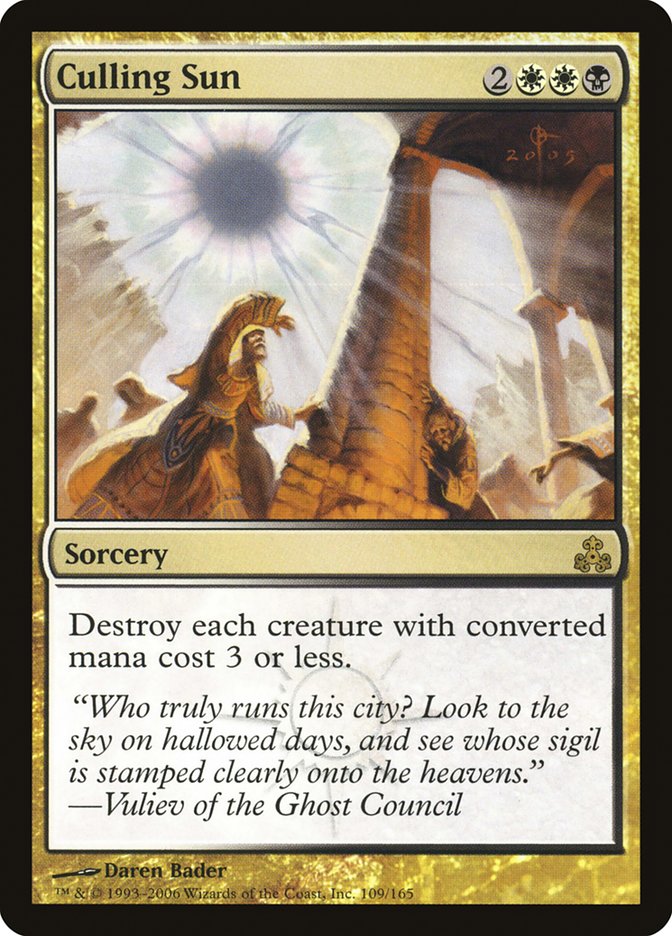 Culling Sun 109 (Guildpact)  - Foil | Good Games Adelaide SA