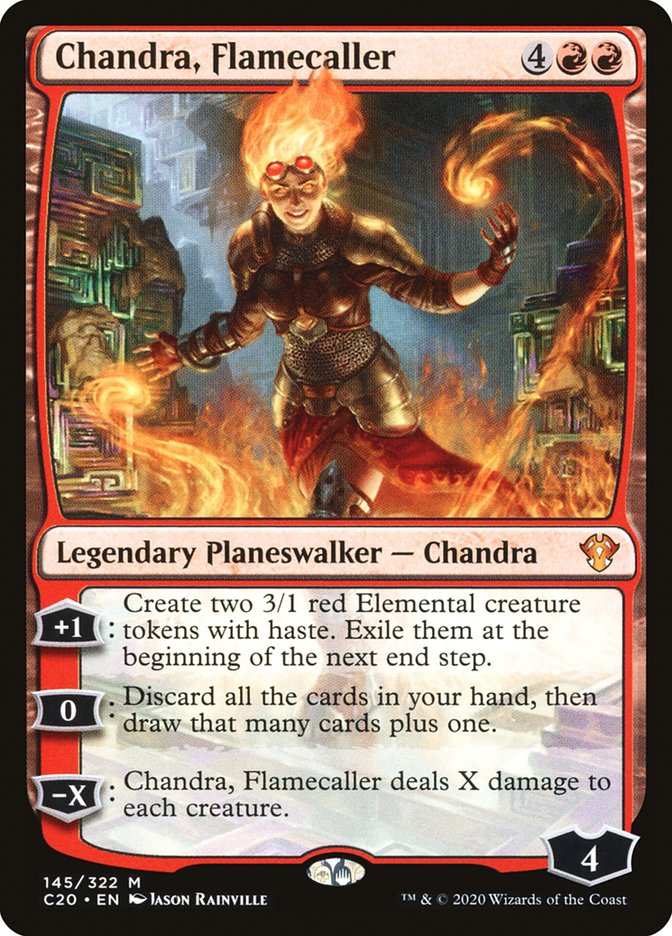 Chandra, Flamecaller 145 (Commander 2020)  | Good Games Adelaide SA