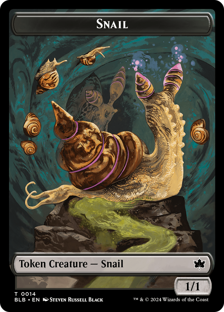 Snail Token [Bloomburrow Tokens] | Good Games Adelaide SA