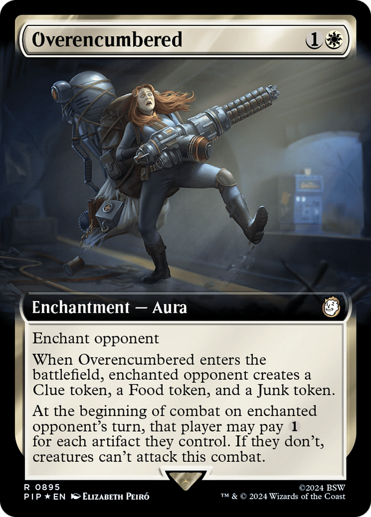 Overencumbered (Extended Art) (Surge Foil) [Fallout] | Good Games Adelaide SA