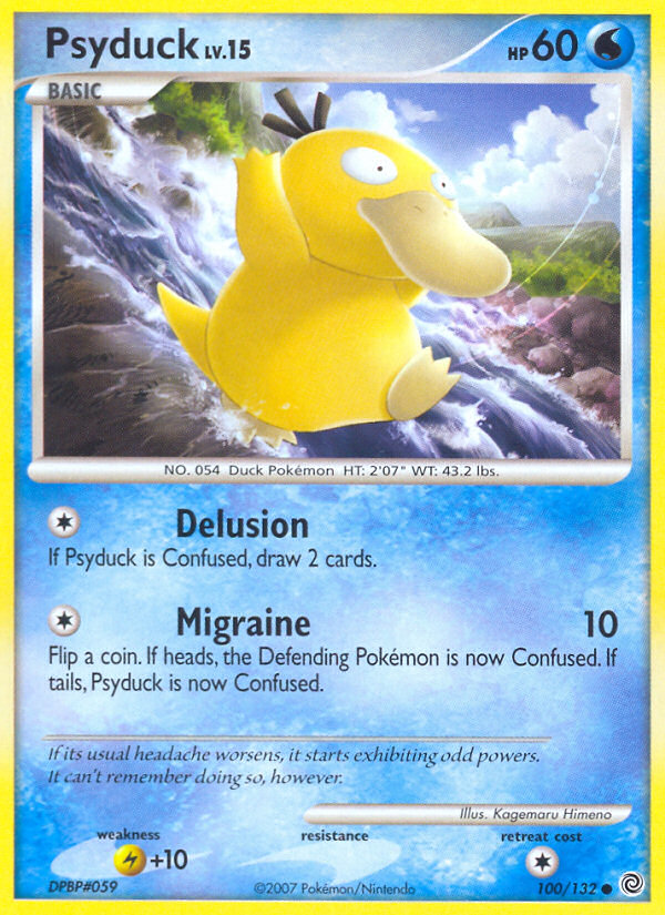 Psyduck (100/132) [Diamond & Pearl: Secret Wonders] | Good Games Adelaide SA