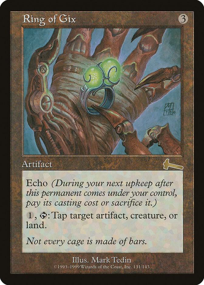 Ring of Gix 131 (Urza's Legacy)  - Foil | Good Games Adelaide SA