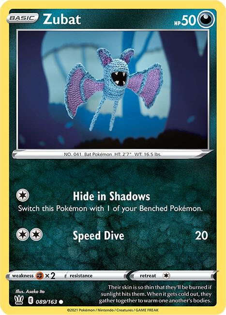 Zubat 089/163 (SWSH05: Battle Styles)  | Good Games Adelaide SA