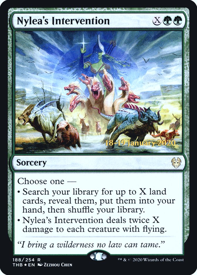 Nylea's Intervention [Theros Beyond Death Prerelease Promos] | Good Games Adelaide SA