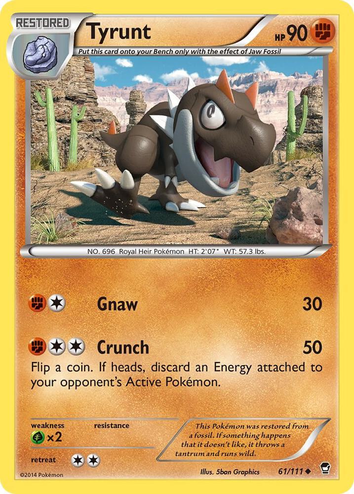 Tyrunt 61/111 (XY - Furious Fists)  | Good Games Adelaide SA