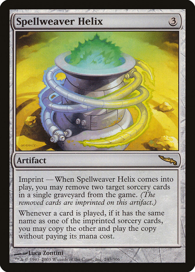 Spellweaver Helix 247 (Mirrodin)  - Foil | Good Games Adelaide SA