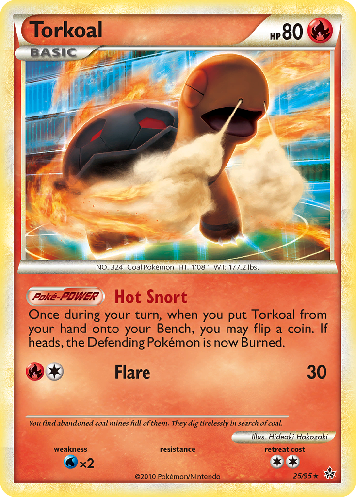 Torkoal (25/95) [HeartGold & SoulSilver: Unleashed] | Good Games Adelaide SA