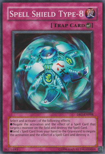 Spell Shield Type-8 [DR1-EN098] Super Rare | Good Games Adelaide SA