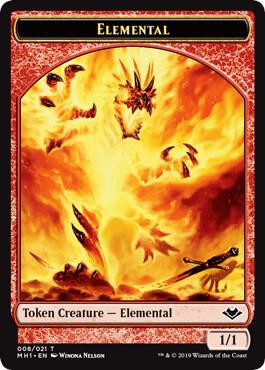 Elemental 008 Golem Double Sided Token 8 // 18 (Modern Horizons)  | Good Games Adelaide SA