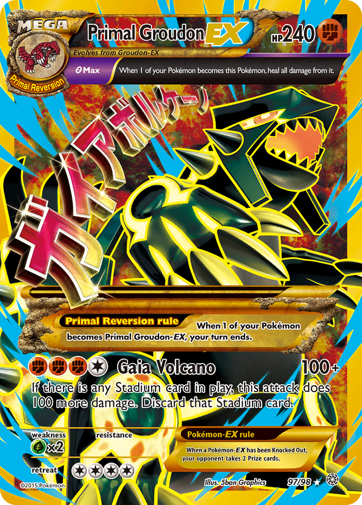 Primal Groudon EX (97/98) [XY: Ancient Origins] | Good Games Adelaide SA