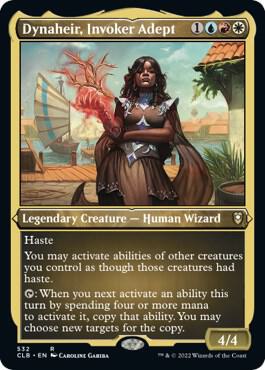 Dynaheir Invoker Adept Foil Etched 532 (Commander Legends: Battle for Baldur's Gate)  - Foil | Good Games Adelaide SA