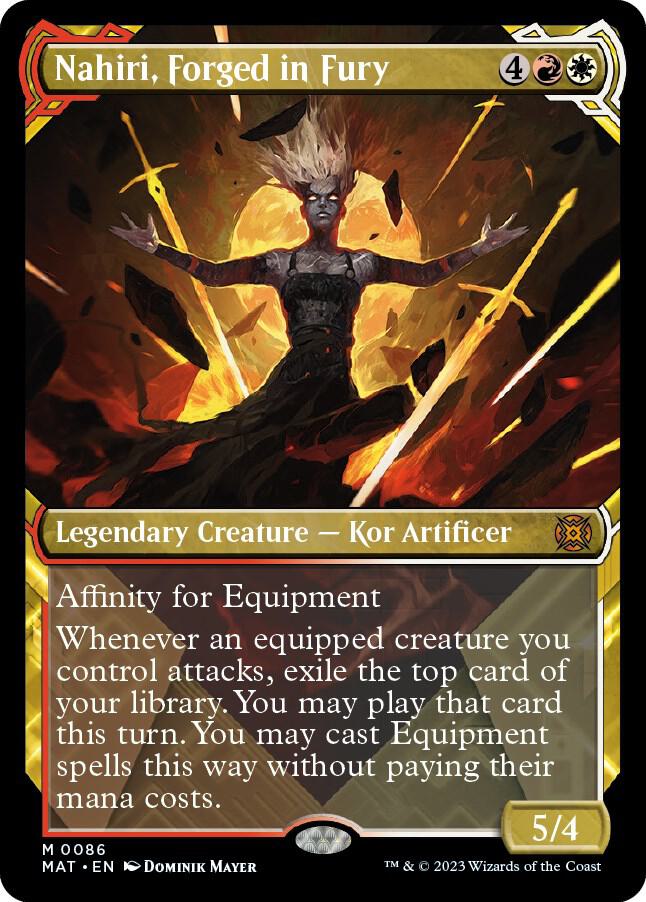 Nahiri, Forged in Fury 86 (March of the Machine: The Aftermath)  - Showcase | Good Games Adelaide SA