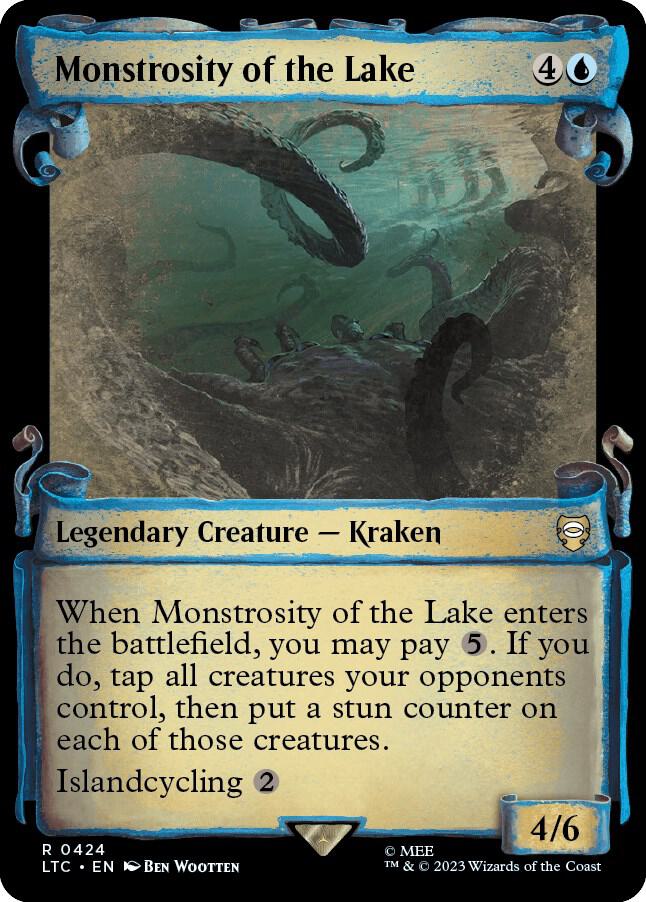 Monstrosity of the Lake 424 (Commander: The Lord of the Rings: Tales of Middle-earth)  - Showcase Scroll | Good Games Adelaide SA
