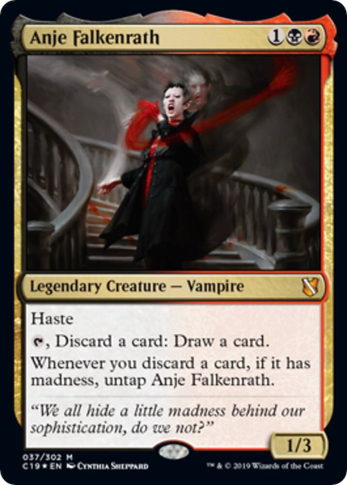 Anje Falkenrath 37 (Oversize Cards)  - Foil | Good Games Adelaide SA