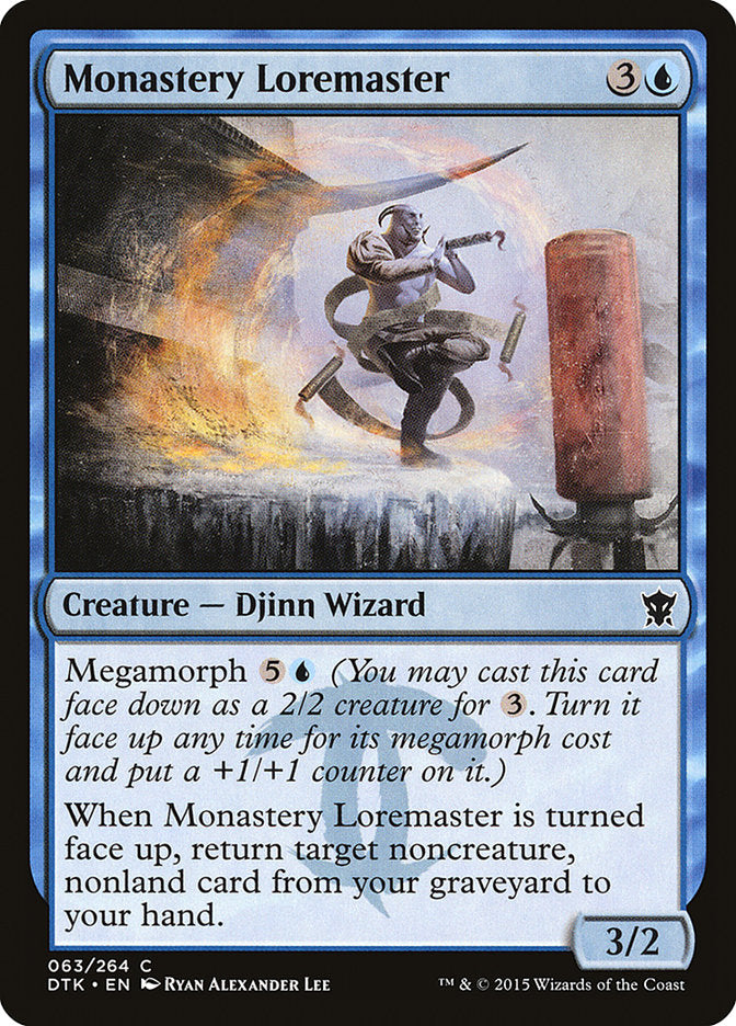 Monastery Loremaster 63 (Dragons of Tarkir)  - Foil | Good Games Adelaide SA