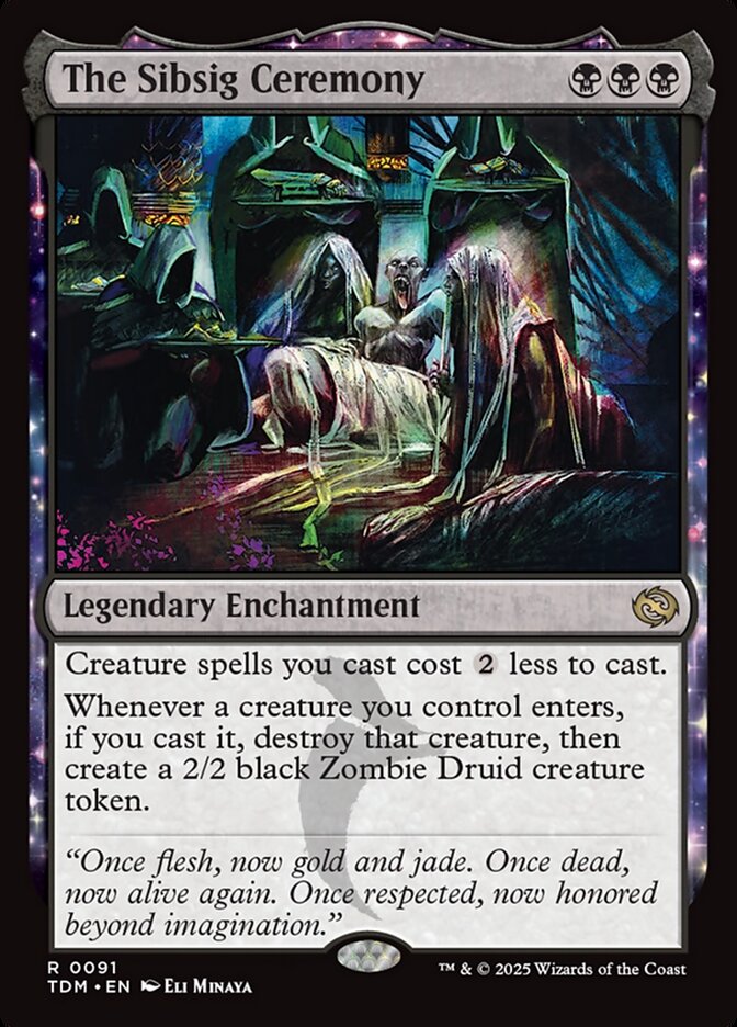 The Sibsig Ceremony 91 (Tarkir: Dragonstorm)  - Foil | Good Games Adelaide SA