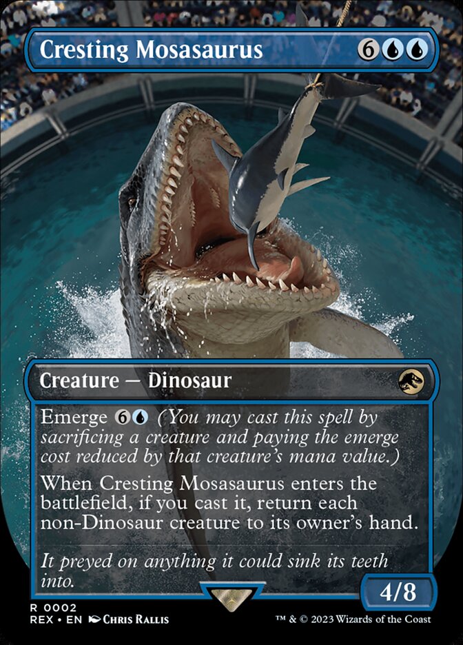 Cresting Mosasaurus 2 (Universes Beyond: Jurassic World Collection)  | Good Games Adelaide SA