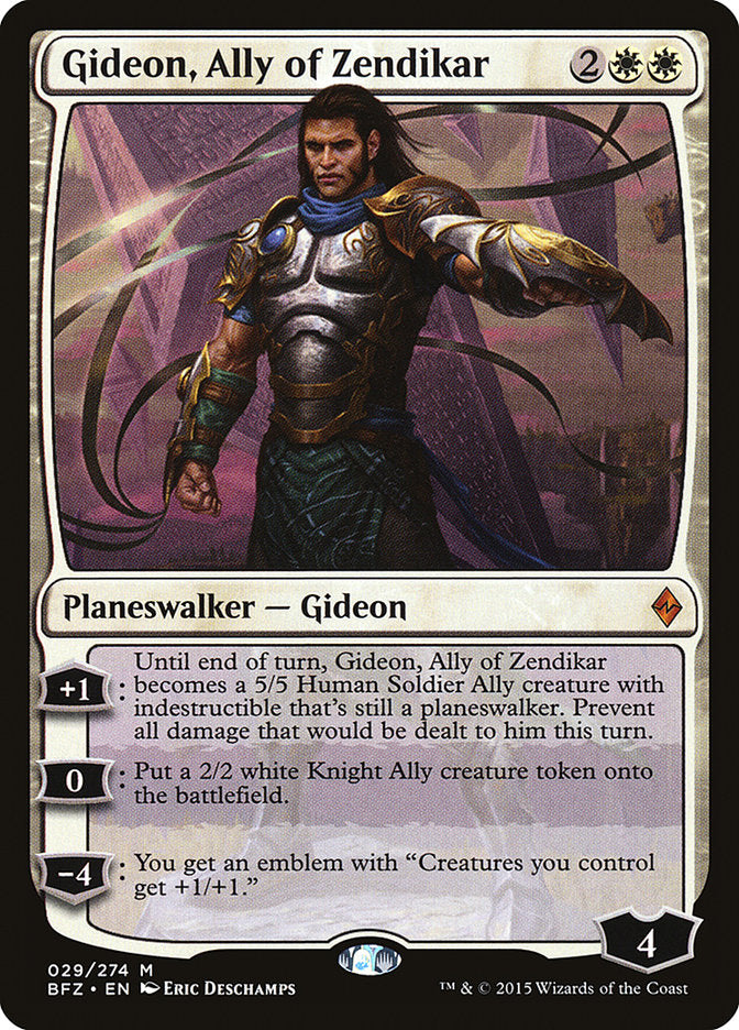 Gideon, Ally of Zendikar [Battle for Zendikar] | Good Games Adelaide SA