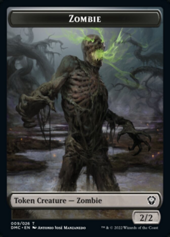 Zombie Token [Dominaria United Commander Tokens] | Good Games Adelaide SA