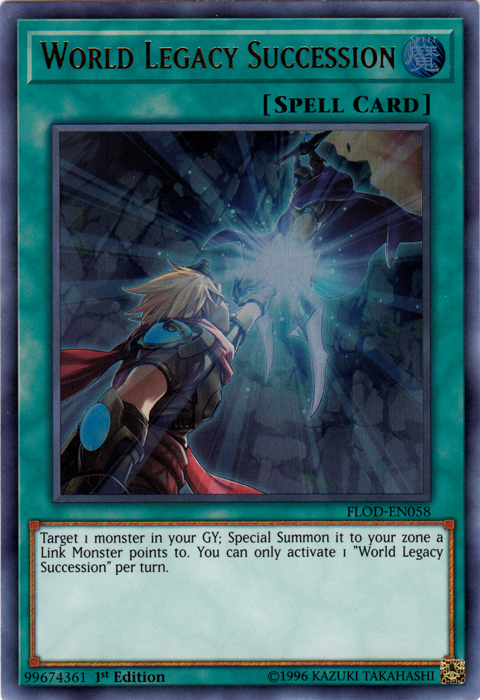 World Legacy Succession [FLOD-EN058] Ultra Rare | Good Games Adelaide SA