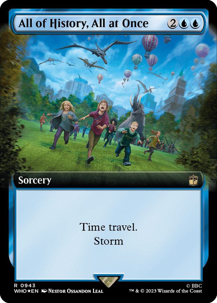 All of History, All at Once 943 (Universes Beyond: Doctor Who)  - Foil | Good Games Adelaide SA