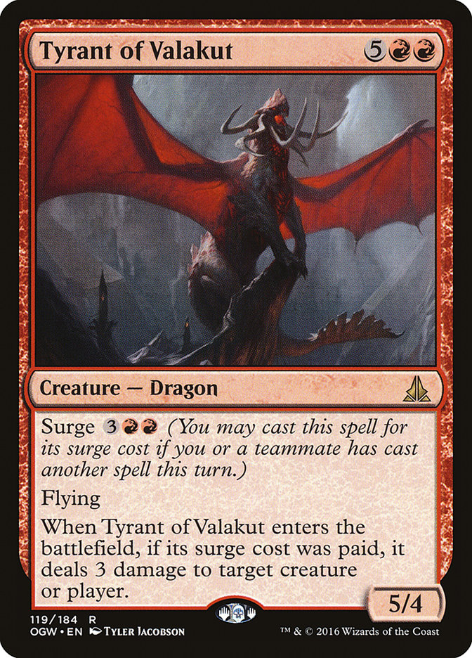 Tyrant of Valakut 119 (Oath of the Gatewatch)  | Good Games Adelaide SA