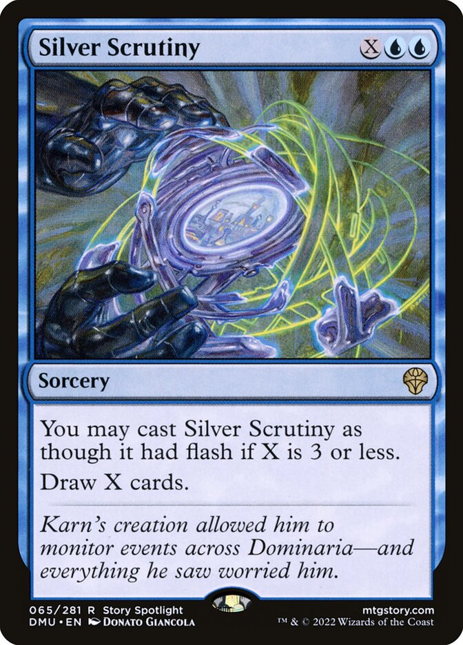 Silver Scrutiny 65 (Dominaria United)  - Foil | Good Games Adelaide SA