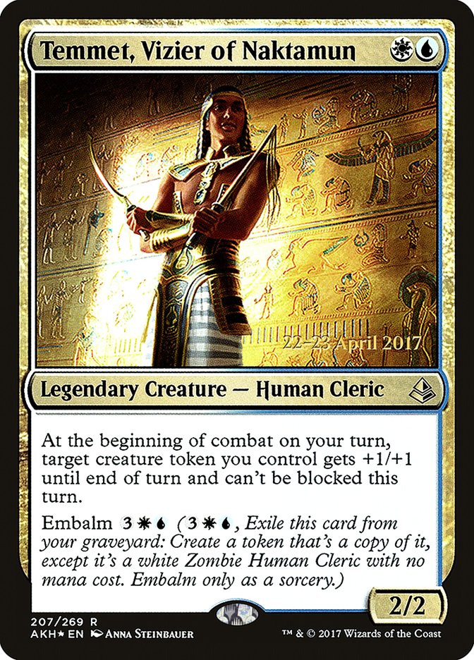Temmet, Vizier of Naktamun [Amonkhet Promos] | Good Games Adelaide SA