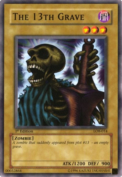 The 13th Grave [LOB-014] Common | Good Games Adelaide SA