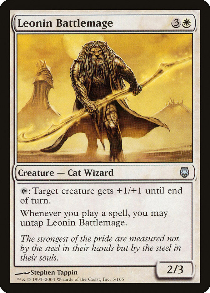 Leonin Battlemage 5 (Darksteel)  - Foil | Good Games Adelaide SA