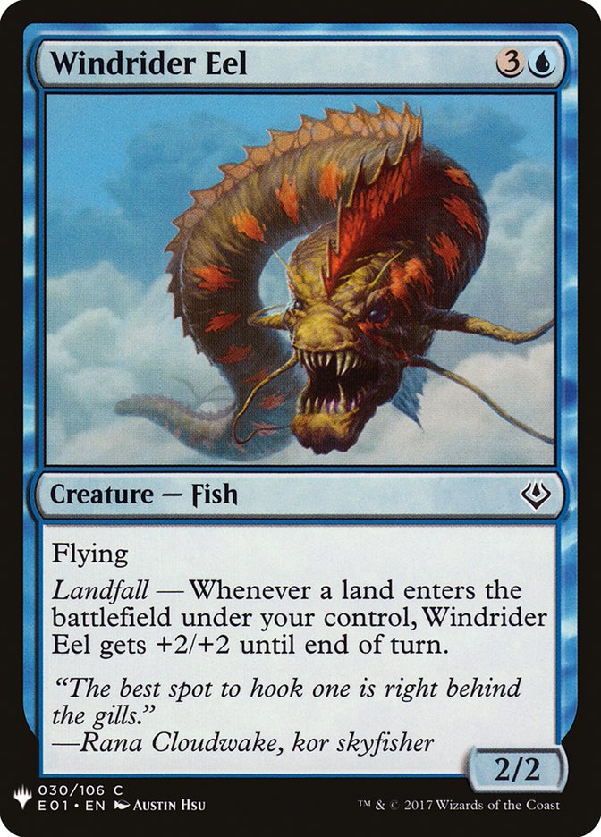 Windrider Eel [Mystery Booster] | Good Games Adelaide SA