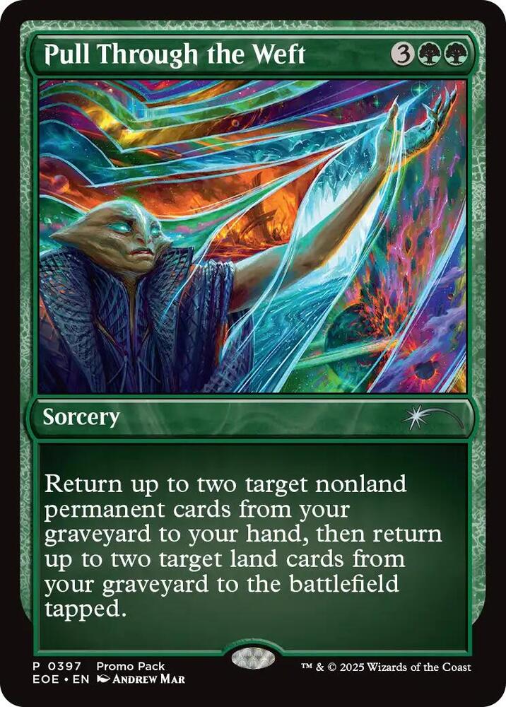 Pull Through the Weft 397 (Promo Pack: Edge of Eternities)  - Foil | Good Games Adelaide SA