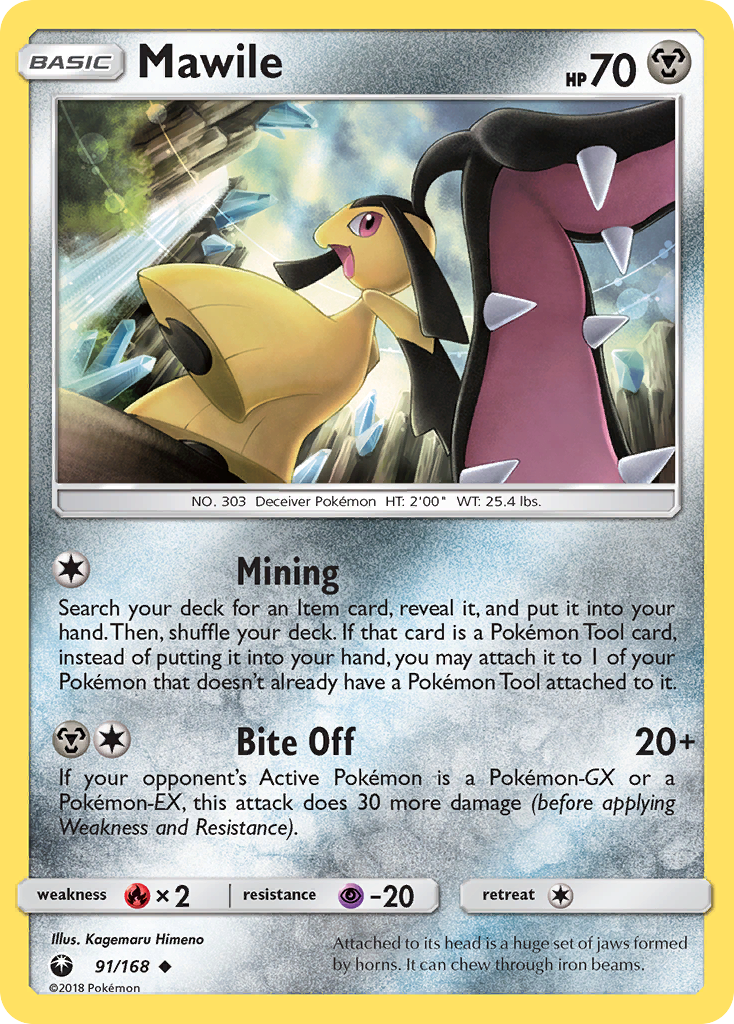 Mawile (91/168) [Sun & Moon: Celestial Storm] | Good Games Adelaide SA