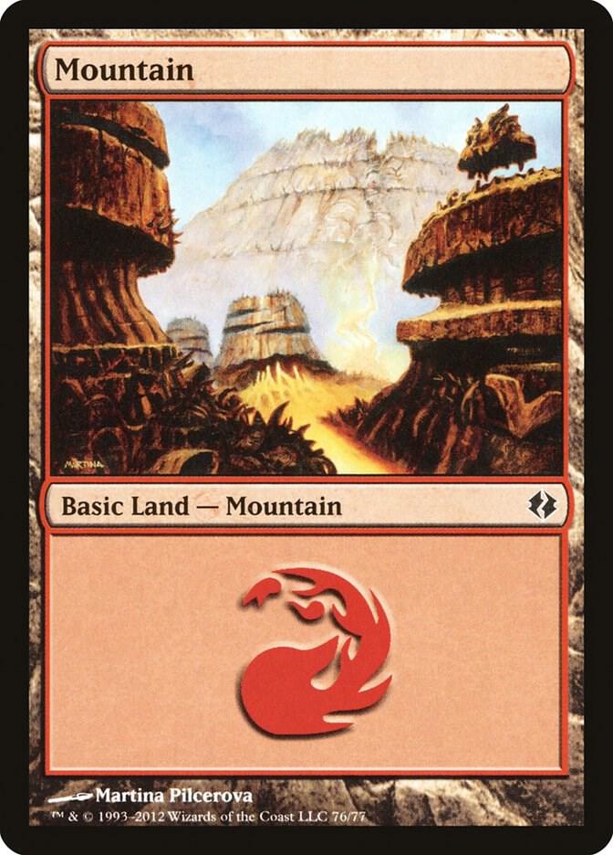 Mountain 76 76 (Duel Decks: Venser vs. Koth)  | Good Games Adelaide SA