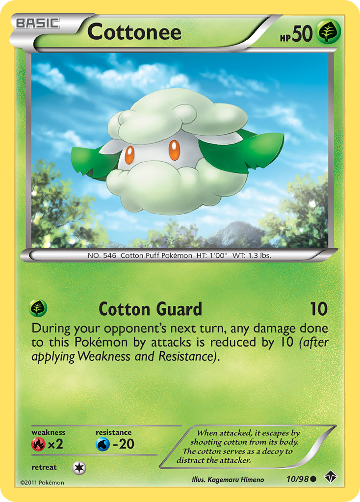 Cottonee (10/98) [Black & White: Emerging Powers] | Good Games Adelaide SA