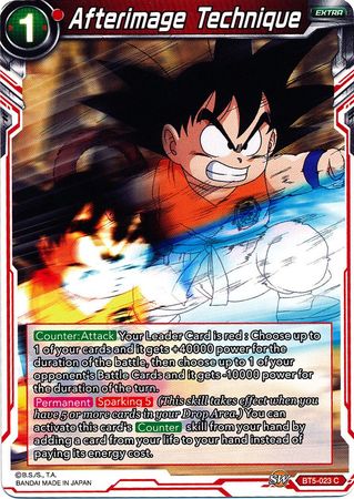Afterimage Technique (BT5-023) [Miraculous Revival] | Good Games Adelaide SA